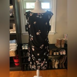 Gorgeous Black Floral Dress XL